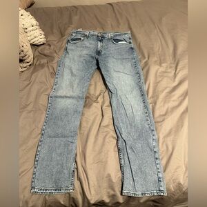 Levi’s 502 taper fit men’s jeans 38 waist 34 length light colour